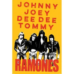 Johnny, Joey, Dee Dee, Tommy Domestic Poster