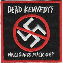 Nazi Punks Fuck Off Embroidered Patch