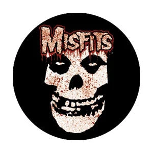 Misfits Bloody Skull Button
