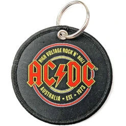 AC/DC Est. 1973 Plastic Key Chain
