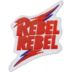 DAVID BOWIE Rebel Rebel Woven Patch
