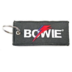 DAVID BOWIE Flash Logo Plastic Key Chain
