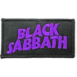 Black Sabbath Wavy Logo Woven Patch