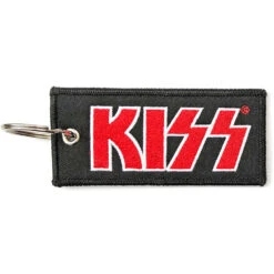 KISS Red Logo Plastic Key Chain