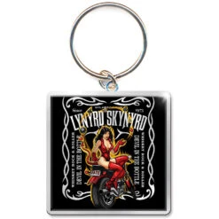 Devil In The Bottle Plastic Key Chain