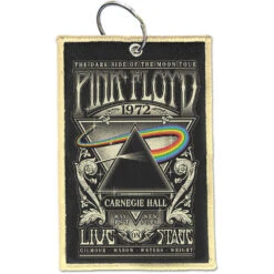 Pink Floyd Carnegie Hall Plastic Key Chain