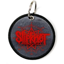 Slipknot Logo & Nonagram Plastic Key Chain