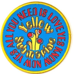 Yellow Submarine Aynil Circle Woven Patch