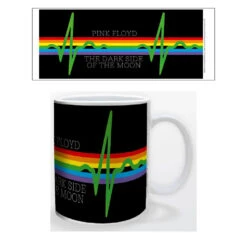 Pink Floyd Rainbow Heart Beat Coffee Mug