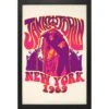 BD Collection - Groovy With A Microphone Framed Wall Art