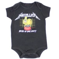 Metallica Metal Up Your Booty Onesie One Piece Infant Crawler Bodysuit