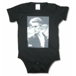 DAVID BOWIE Cigarette Pic Baby Bodysuit