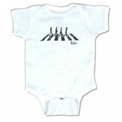 Abbey Road Baby Infant White Crawler Jumper One Piece Suit Bodysuit