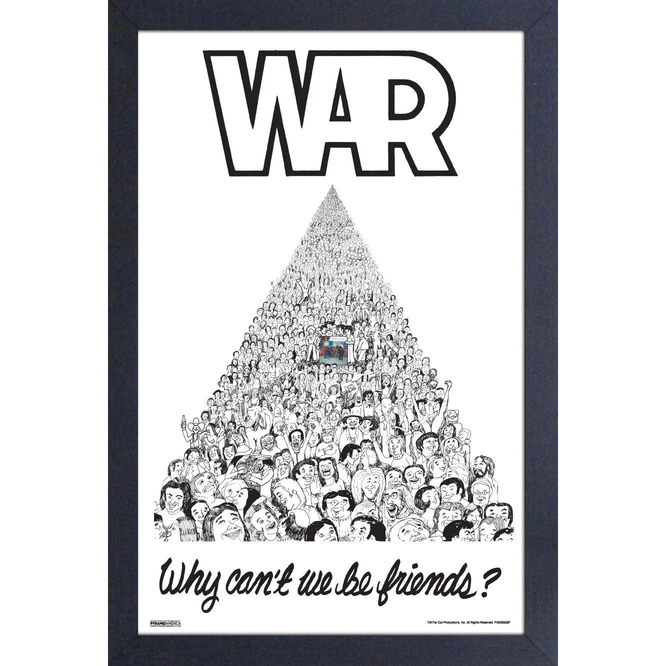 Friends- People Pyramid Framed Wall Art