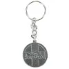 Round Logo Metal Key Chain