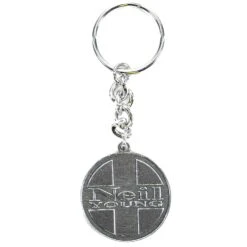 Round Logo Metal Key Chain