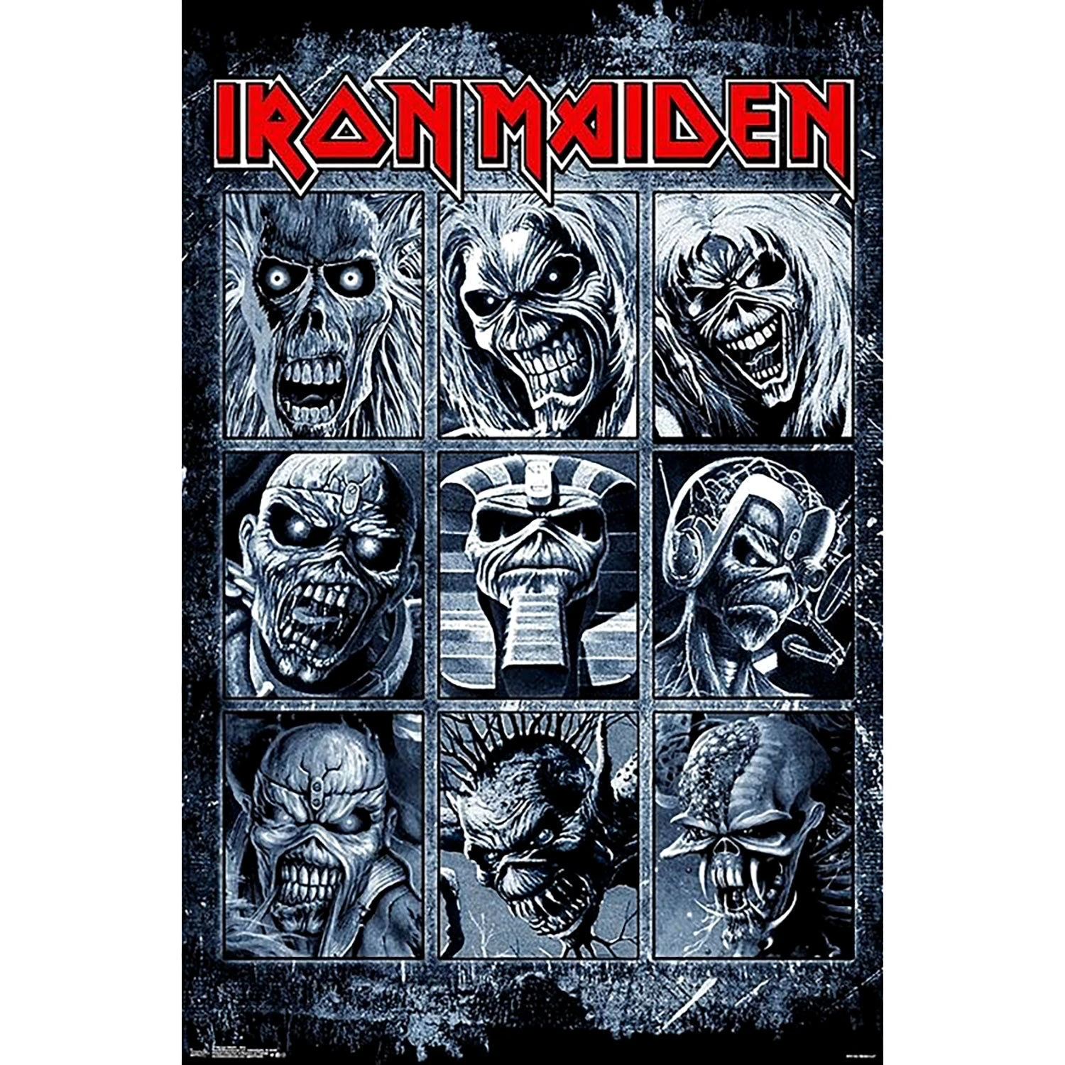 Iron Maiden Grid Domestic Poster