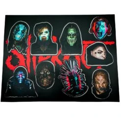 Slipknot Band Masks Sticker Sheet Sticker Set