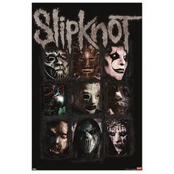 Slipknot Masks 08 Domestic Poster