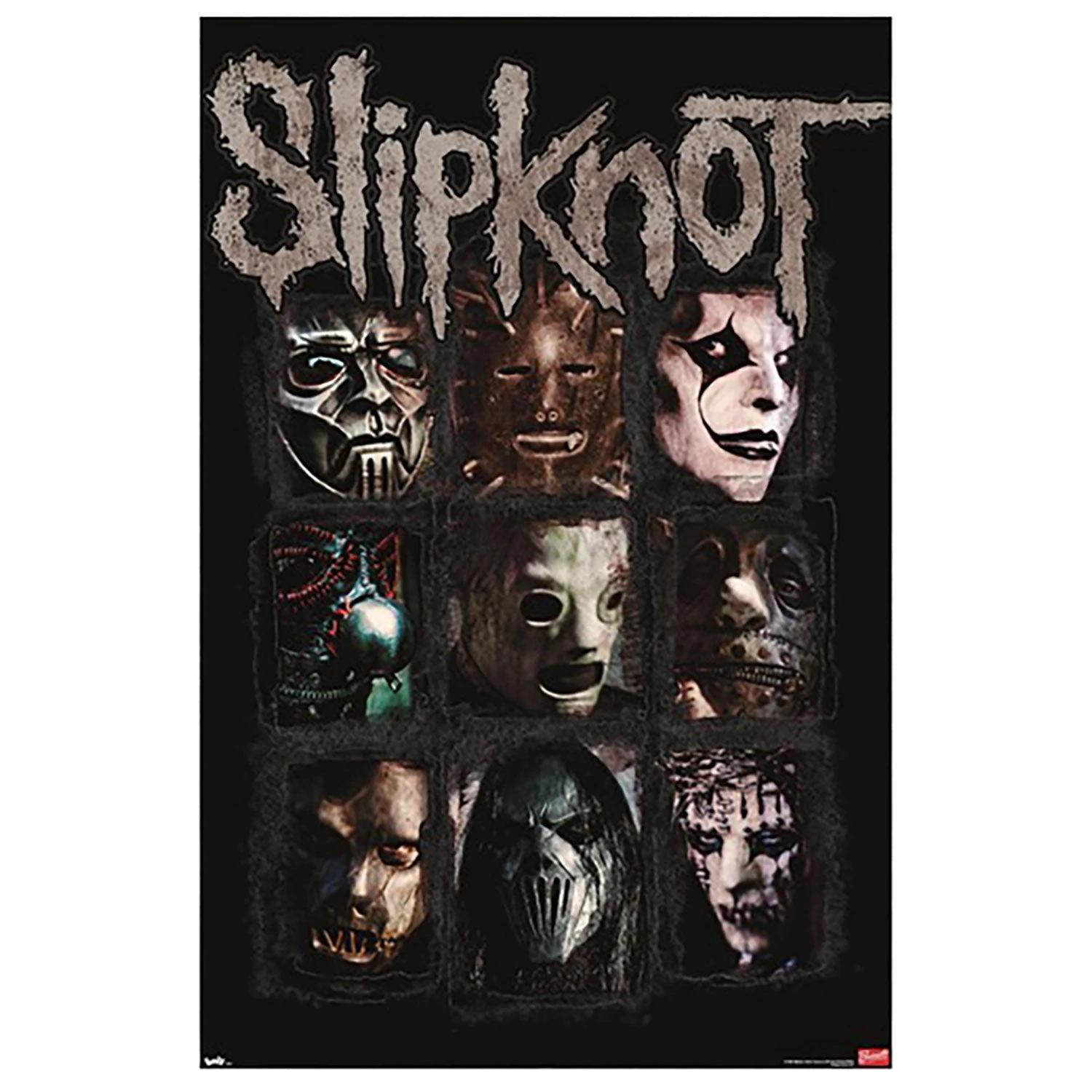 Slipknot Masks 08 Domestic Poster