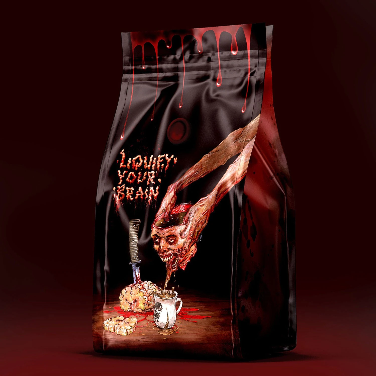 'Beheading & Brewing': Organic Bali Blue Moon (12oz) Coarse Coffee - Image 2