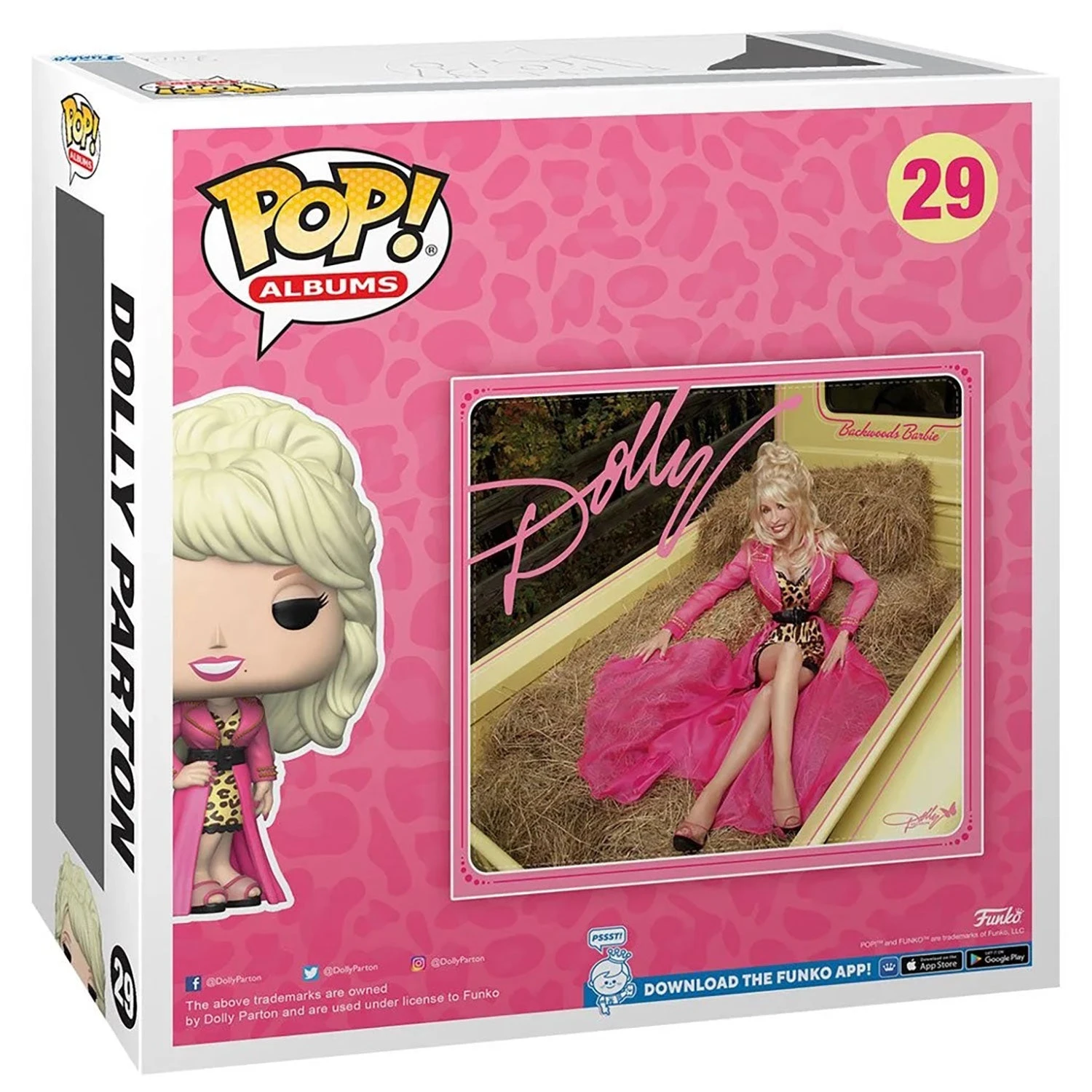 Funko Pop! Albums 29 Dolly Parton Backwoods Barbie Vinyl Figure - Image 2