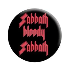 Black Sabbath Bloody Sabbath Button