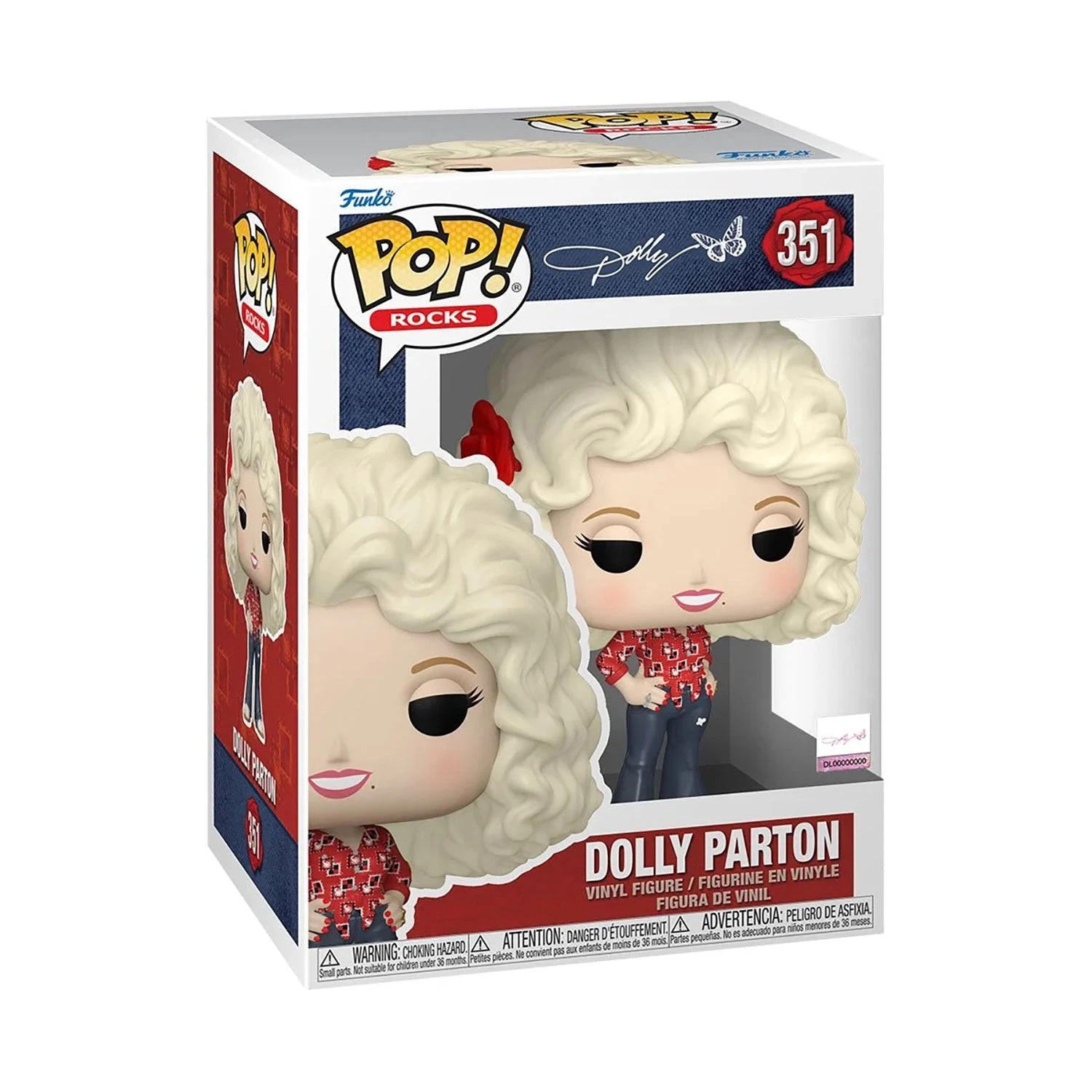Funko Pop! Rocks 351 Dolly Parton Vinyl Figure