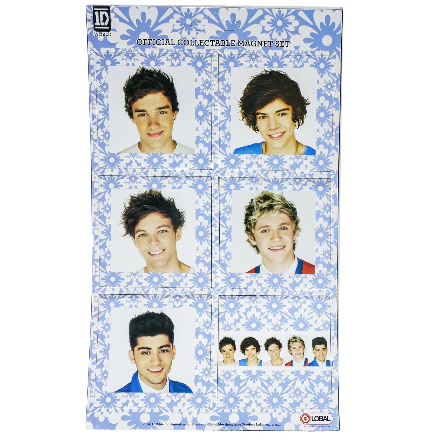 1D World Official Collectable Magnet Set Magnet