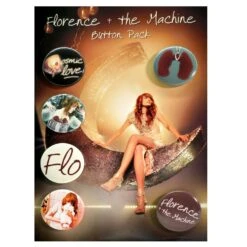 Florence & The Machine 6 Pc. Button Pack Collector Items
