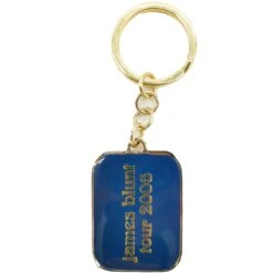 Tour 2006 Blue Enamel & Metal Keychain Metal Key Chain