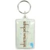 Logo & Lines Art Plastic Key Chain