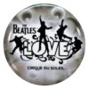 The Beatles Cirque Du Soleil Gray Button Button
