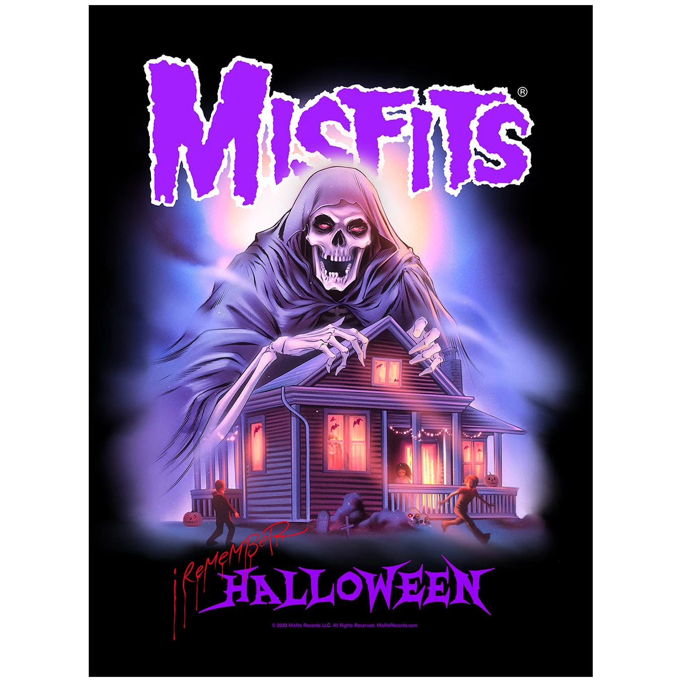 Misfits I Remember Halloween By Brando Chiesa (Rockabilia Exclusive) Concert Promo Poster