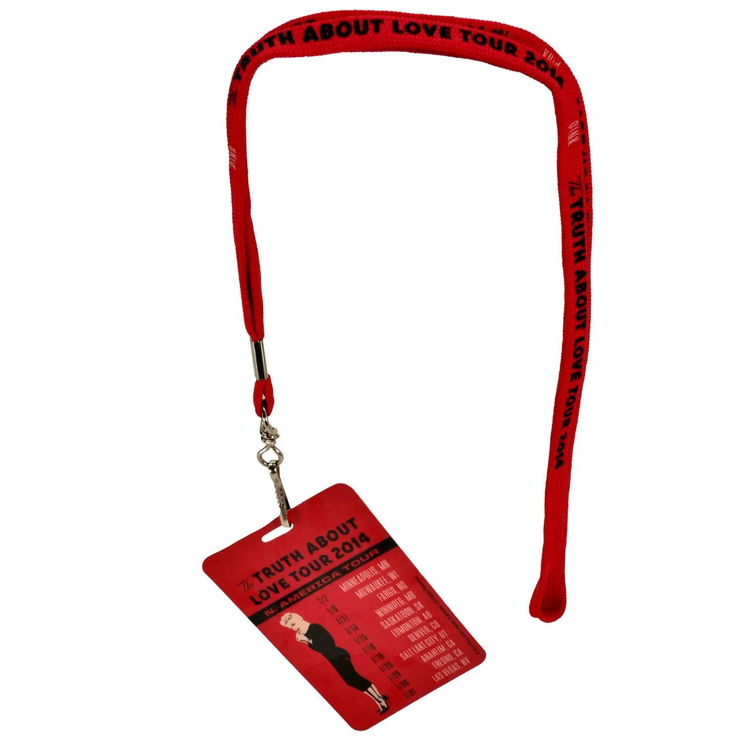 Pink The Truth About Love Tour 2014 N. America Tour Lanyard - Image 2