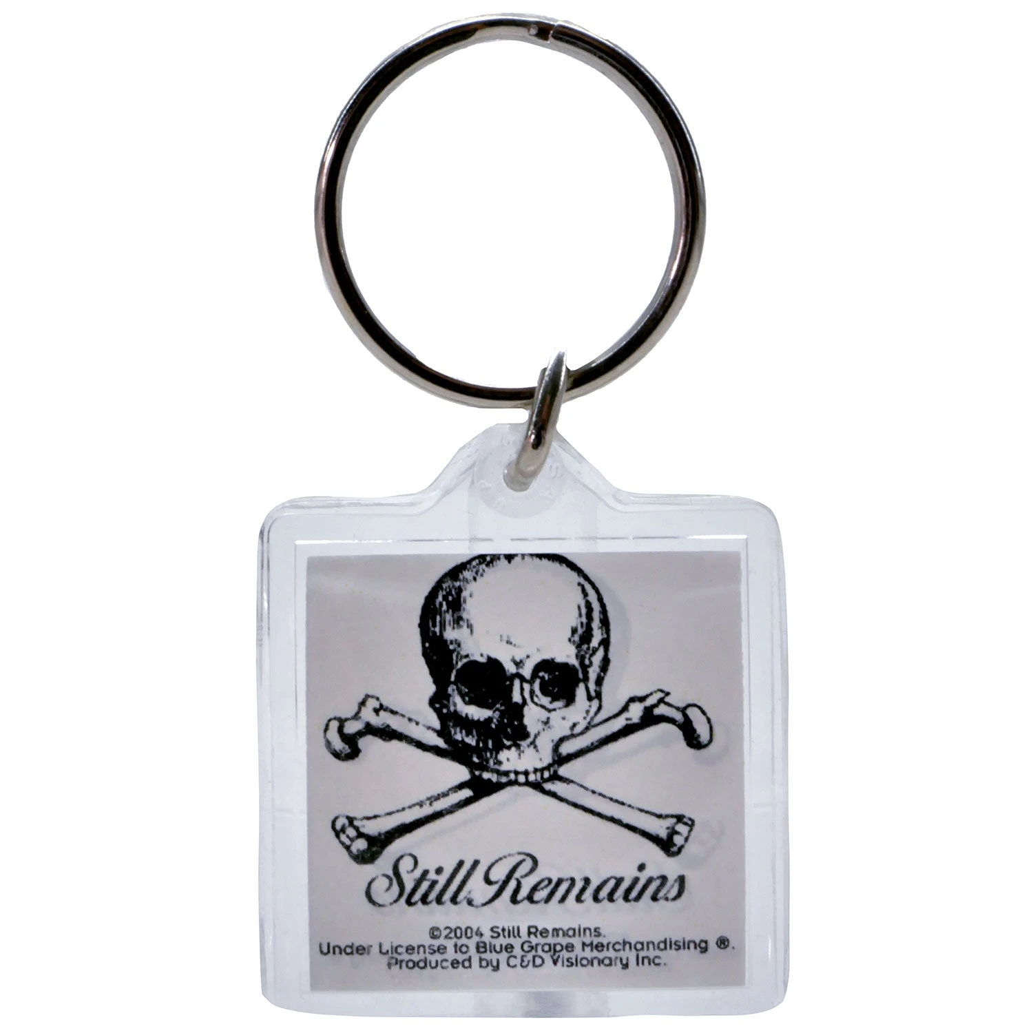 Skull & Crossbones Logo Plastic Key Chain