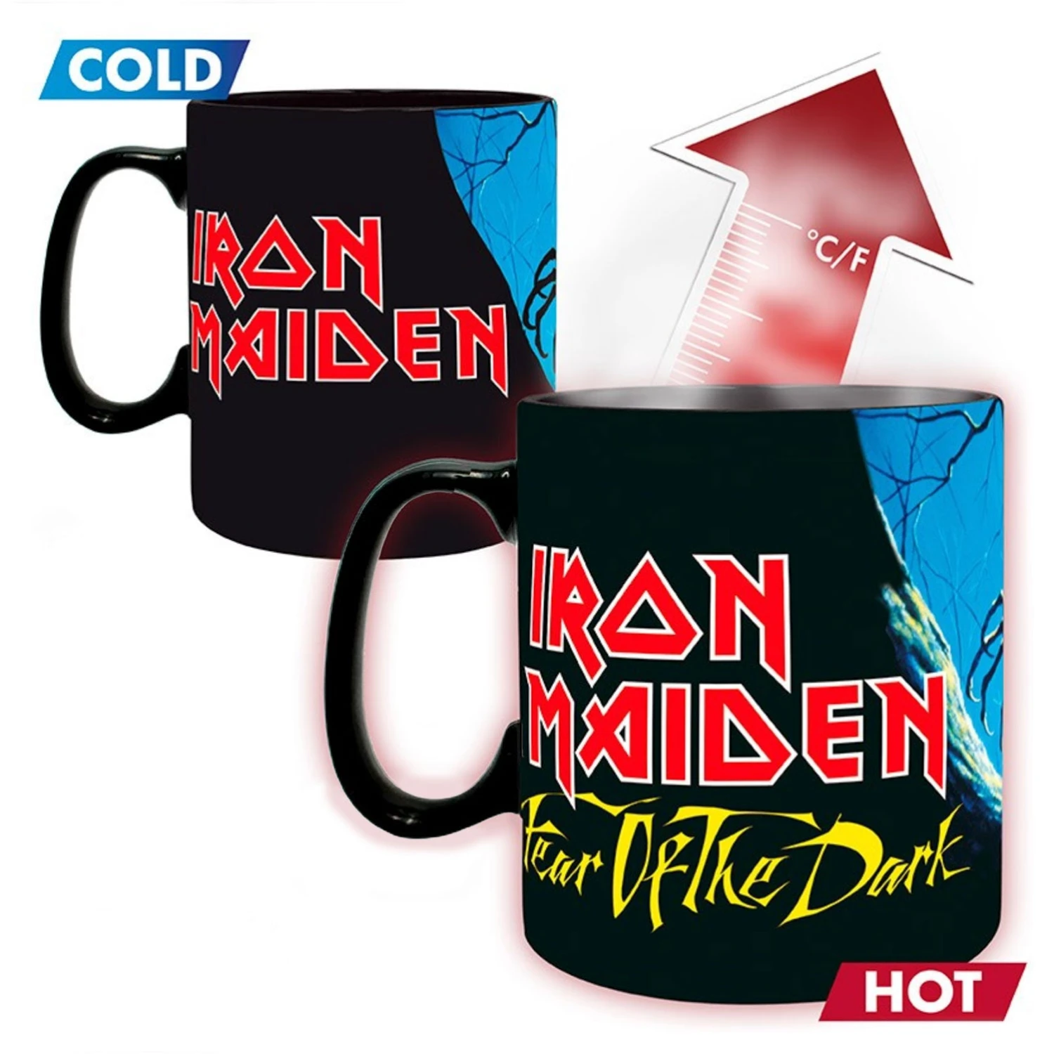 Iron Maiden Fear Of The Dark Heat-Change Mug Coffee Mug - Image 2