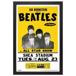 Shea Stadium Concert Framed Wall Art