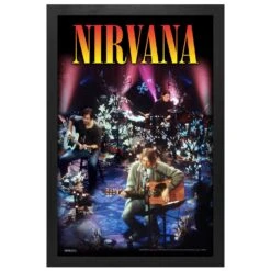 Nirvana Unplugged Framed Wall Art