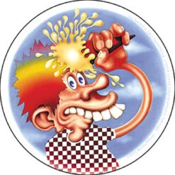 Ice Cream Cone Kid Round Sticker