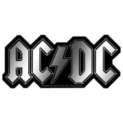 AC/DC Logo Chrome Sticker