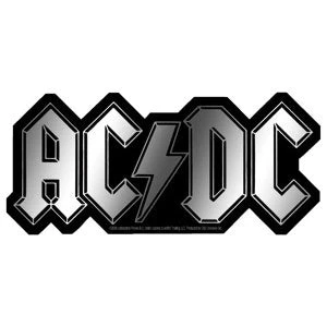 AC/DC Logo Chrome Sticker