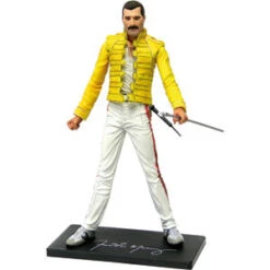 Queen 7" Scale Action Figure - Freddie Mercury (Yellow Jacket) By NECA Action Figure